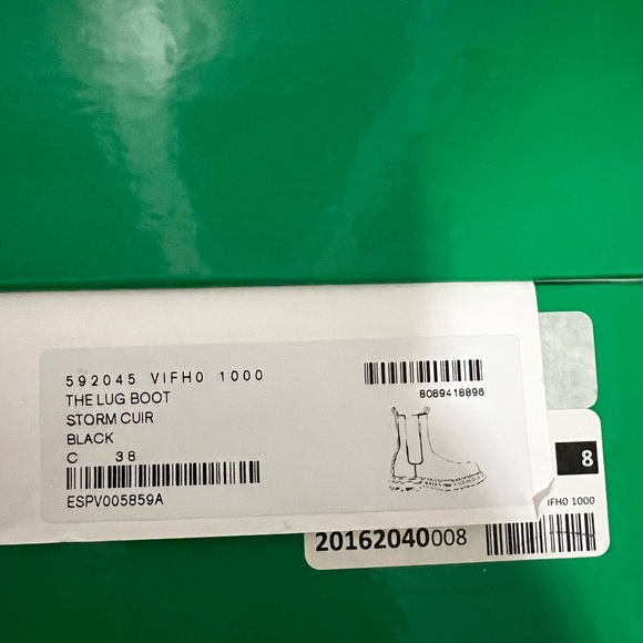 NWT Bottega Lug Sole Boots - Sz 38 with Box and dustbag - Picture 3 of 9